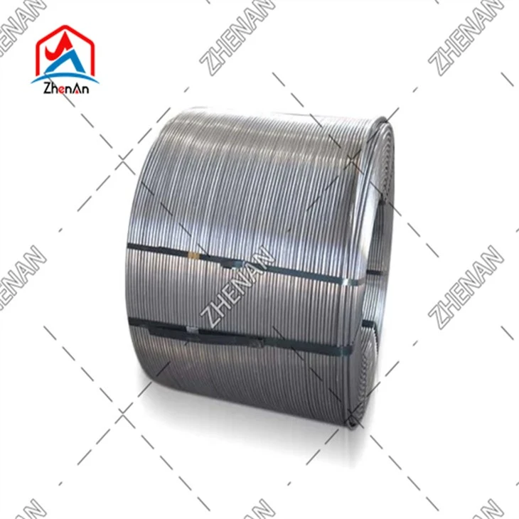 Steel Making Use Pure Ca/CaFe Calcium Ferro Cored Wire